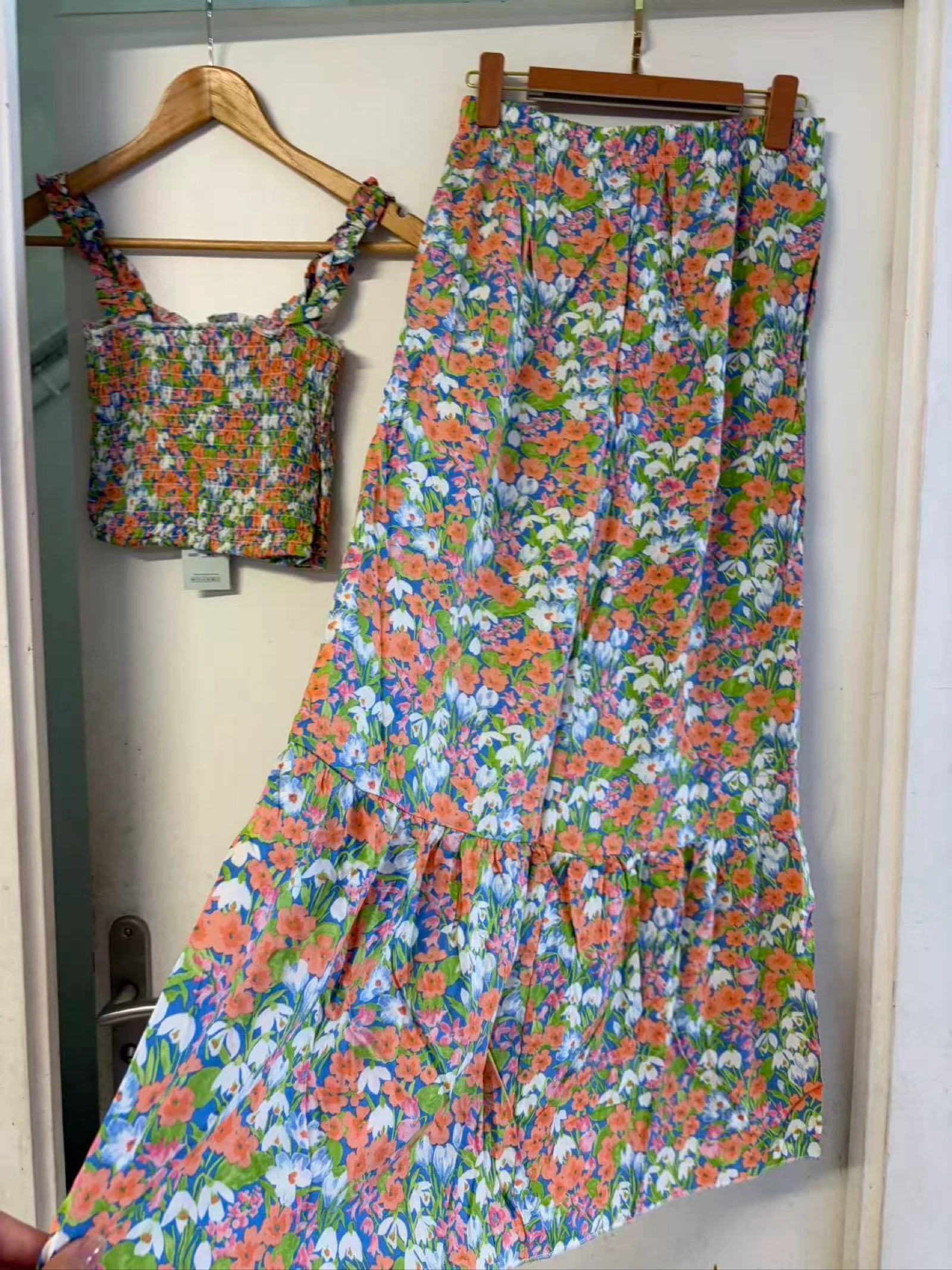 Ensemble jupe coton 